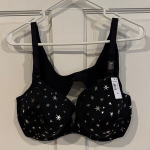 Torrid Black Starry Women's Bra